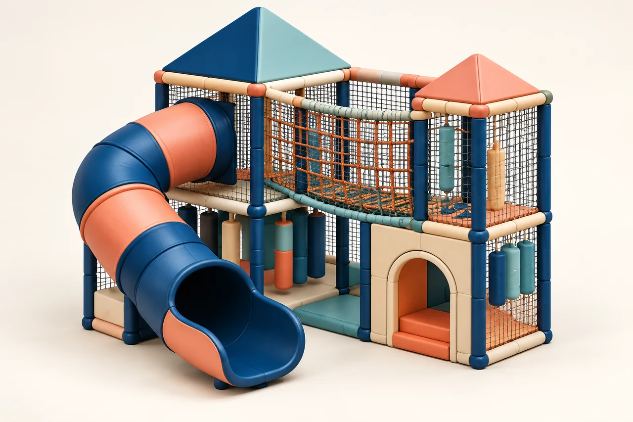 Skybridge Indoor Adventure — concept visual